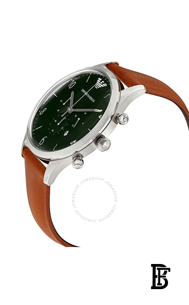 EMPORIO ARMANI Men's Leather Analog Watch Ar1941 image 2
