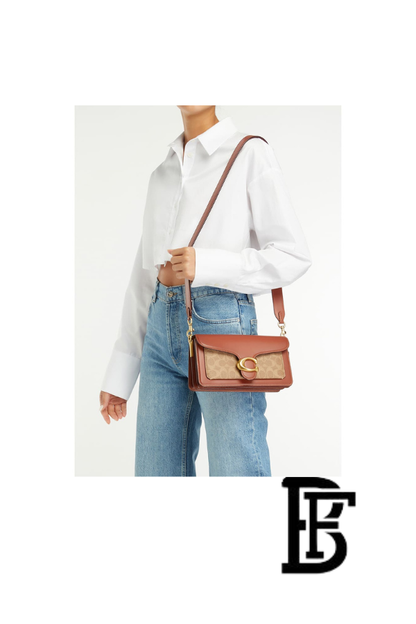 Coach Brown  Women Shoulder Bag Ci032 – Elegant Everyday Shoulder Bag image 3