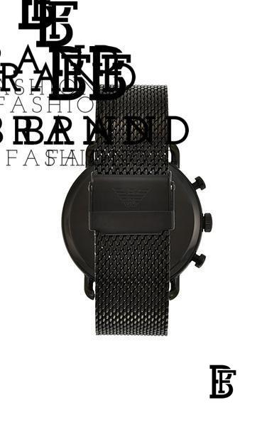 EMPORIO ARMANIMen's Aviator Water Resistant Chronograph Watch AR11142 image 3