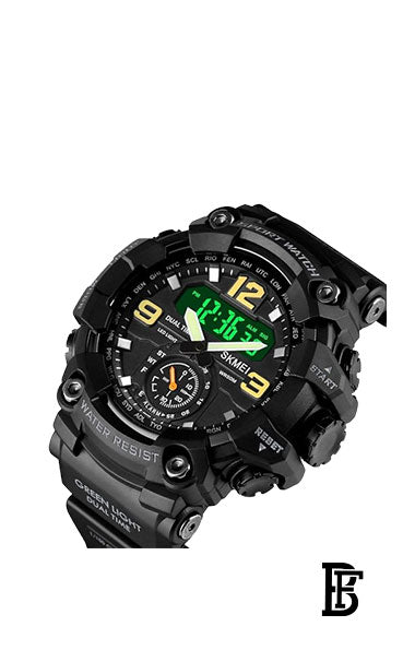 SKMEI  Men's Military Wrist Watch SK1637 Black image 2