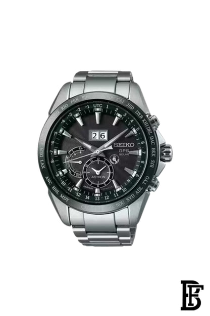 SEIKO Men's Hand Watch ASTRON Stainless Band, Black Dial SSE149J1 image 0