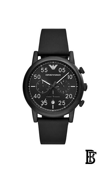 EMPORIO ARMANI Men's Leather Analog Wrist Watch AR11133 + Gift perfume Tester 30 ml image 2