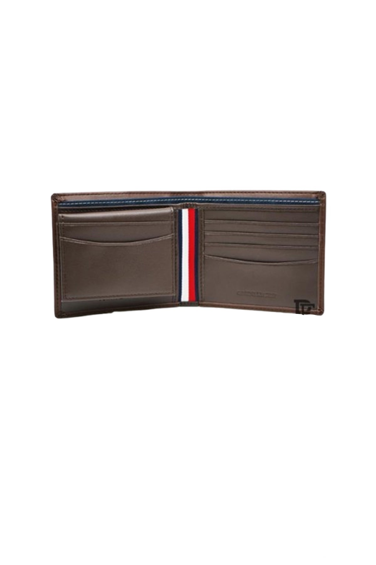 tommy-hilfiger-wallet-for-men-genuine-leather-brown-authentic-h-patterned image 4