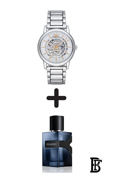 EMPORIO ARMANI Men's Essential Analog Watch AR1980 + Gift perfume Tester 30 ml image 0