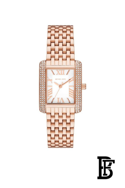 Michael Kors Emery Women's Watch, Rectangular Stainless Steel Watch for Women with Steel or Leather Band MK4743 image 1