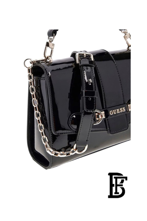 Guess Black Women Shoulder Bag Hwpg9500200 Bla – Elegant Everyday Shoulder Bag image 8