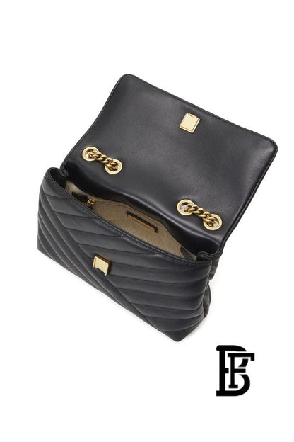 Tory Burch Black Leather Women Handbag 90452 001 – Elegant Everyday Shoulder Bag image 6