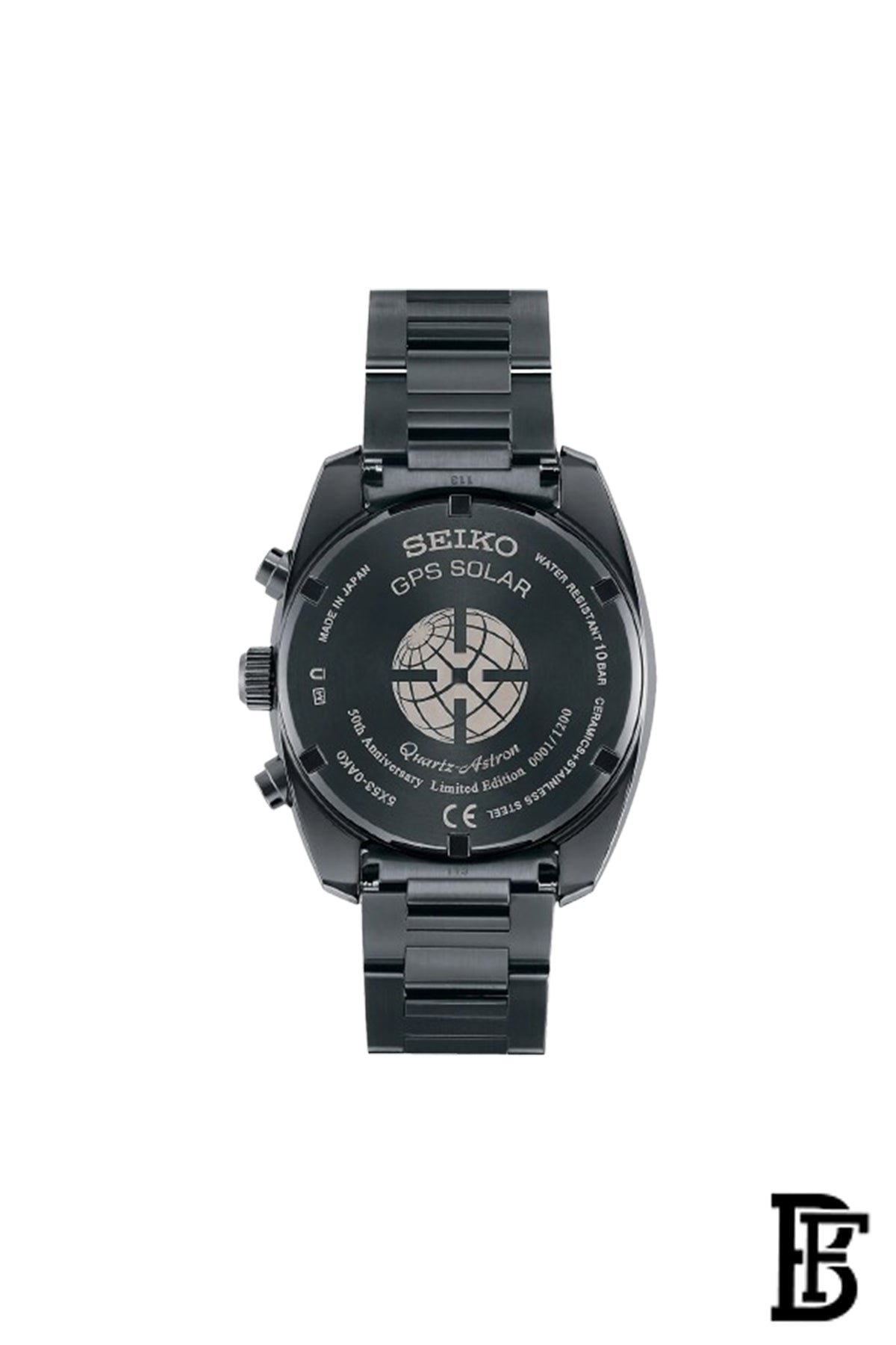 SEIKO Men's Hand Watch ASTRON Stainless Band, Black Dial SSH023J1 image 2
