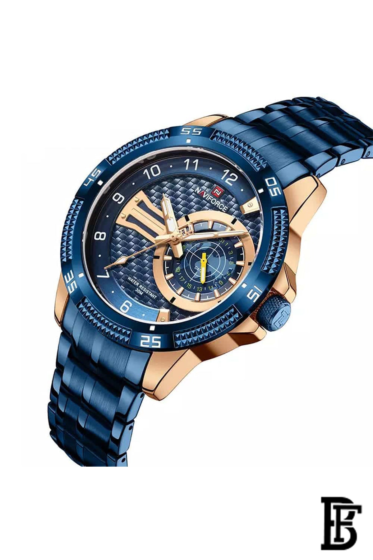 NAVIFORCE NF9206 RG/BE      MEN'S Stainless Steel Analog Wrist Watch image 2