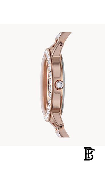 FOSSIL Women's Jesse Stainless Steel Analog Watch ES3020 - 34 mm - Rose Gold image 3