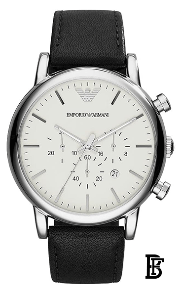 EMPORIO ARMANI men Leather Analog Watch Ar1807 image 1