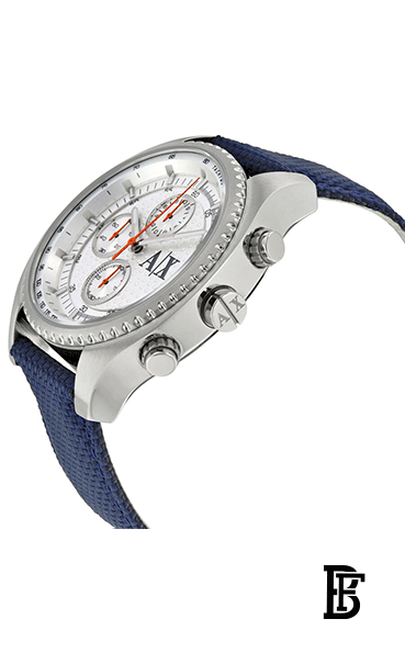Armani Exchange Men's Leather Chronograph Buckle Watch AX1609 image 2