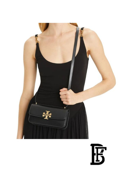 Tory Burch Black Leather Women Handbag 158734 001 – Elegant Everyday Shoulder Bag image 11