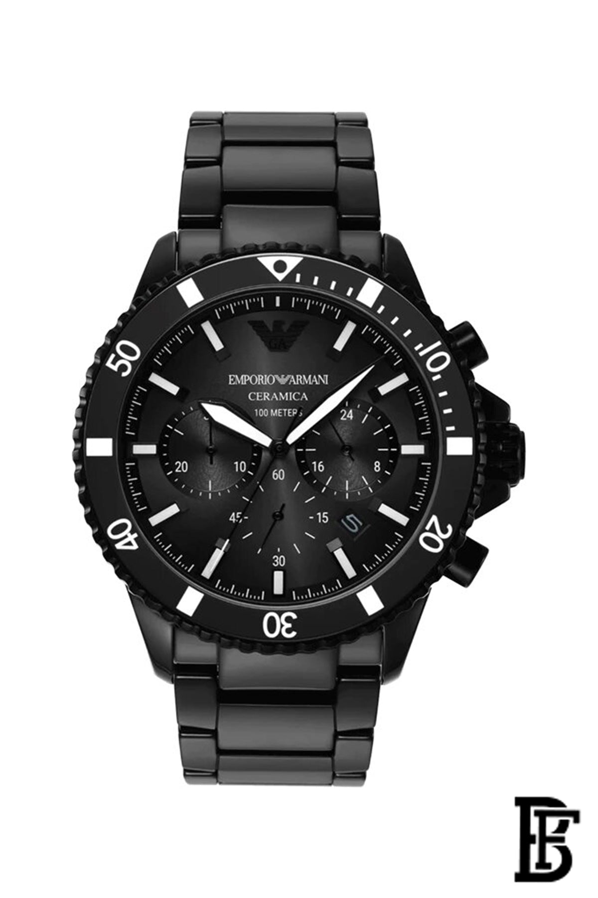 Emporio Armani AR70010 Men’s  Ceramic Quartz Chronograph  Wrist Watch image 1