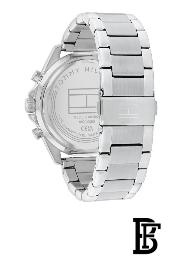 Tommy Hilfiger Stainless Steel Navy Dial Multi-function Men's Watch - 1710656 image 3