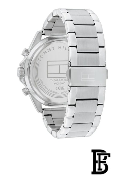 Tommy Hilfiger Stainless Steel Navy Dial Multi-function Men's Watch - 1710656 image 3