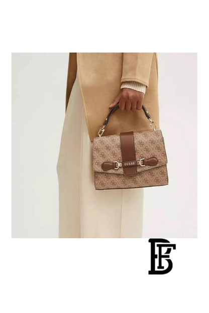 Guess brown Women Shoulder Bag Hwsg9500200 Lgw  – Elegant Everyday Shoulder Bag image 11
