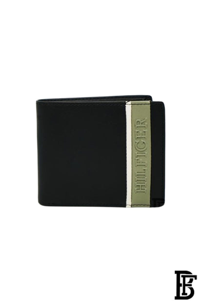 Leather Coin And Credit Card Wallet BLACK- LEATHER image 2