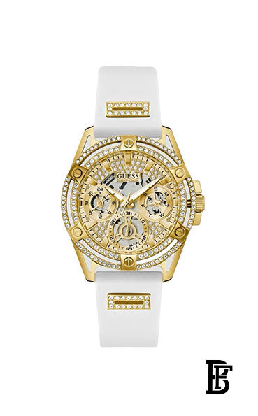 GUESS Analog Beige Dial Women's Watch-GW0536L2 image 0