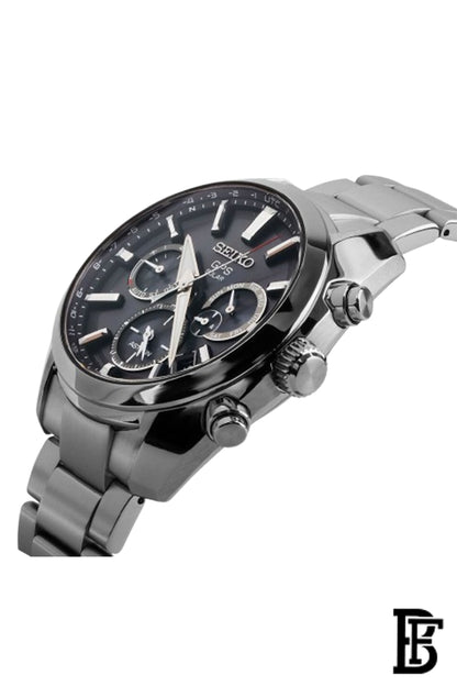 SEIKO Men's Hand Watch ASTRON Stainless Band, Black Dial SSH021J1 image 2