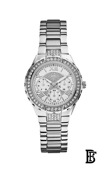 GUESSWomen's Water Resistant Stainless Steel Analog Watch W0111L1 image 1