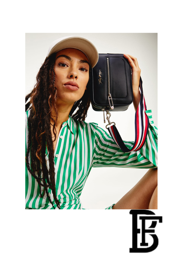 Tommy Hilfiger Navy Blue Leather Women Cross Body bag Aw0Aw12184– Elegant Everyday Crossbody image 1