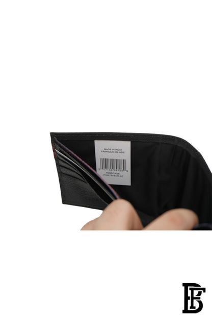 Tommy Hilfiger Leather Wallet for Men BLACK image 6