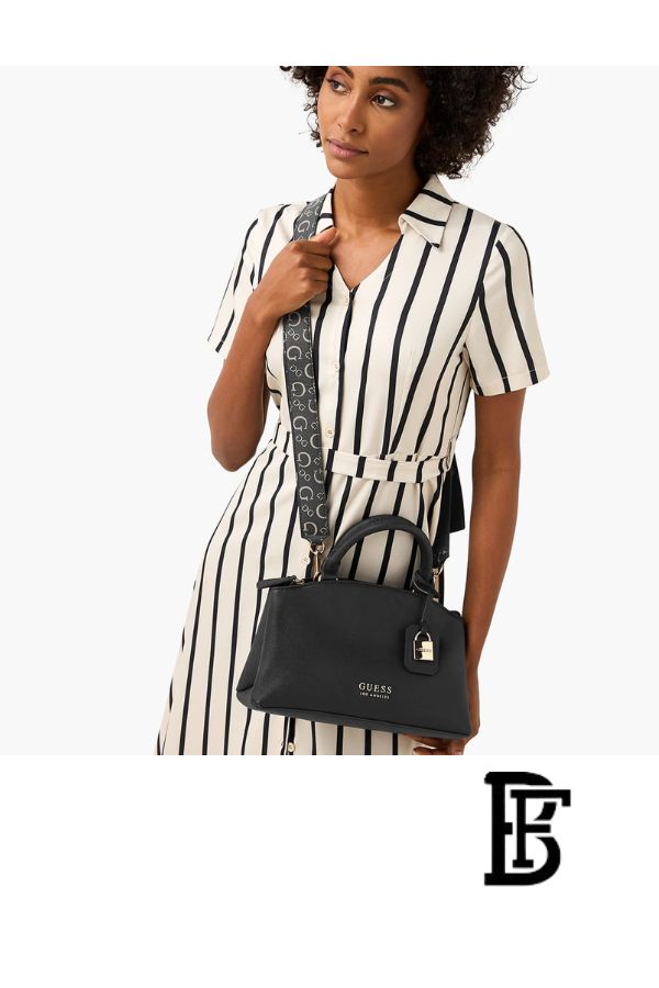 Guess Black Women Shoulder Bag Sa917706 – Elegant Everyday Shoulder Bag image 12
