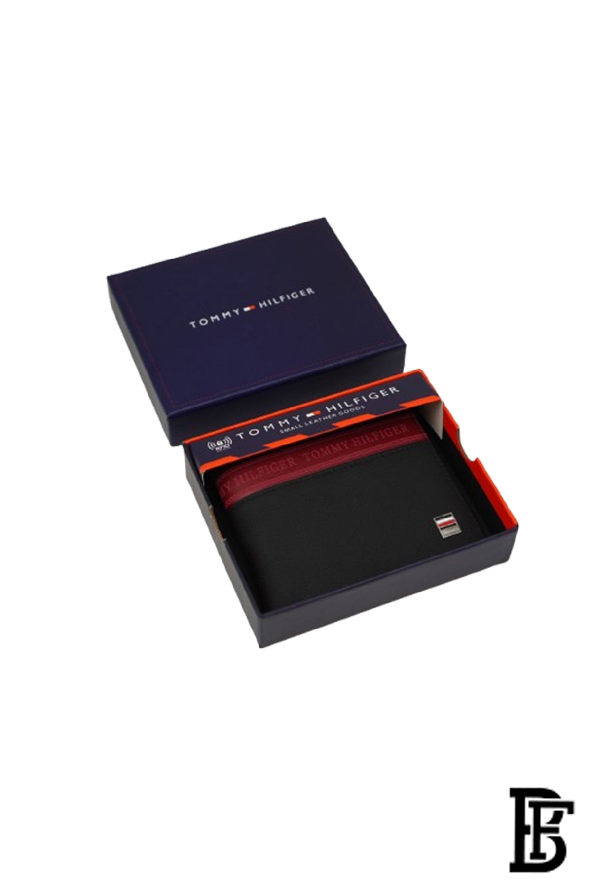 Tommy Hilfiger Leather Wallet for Men BLACK image 1