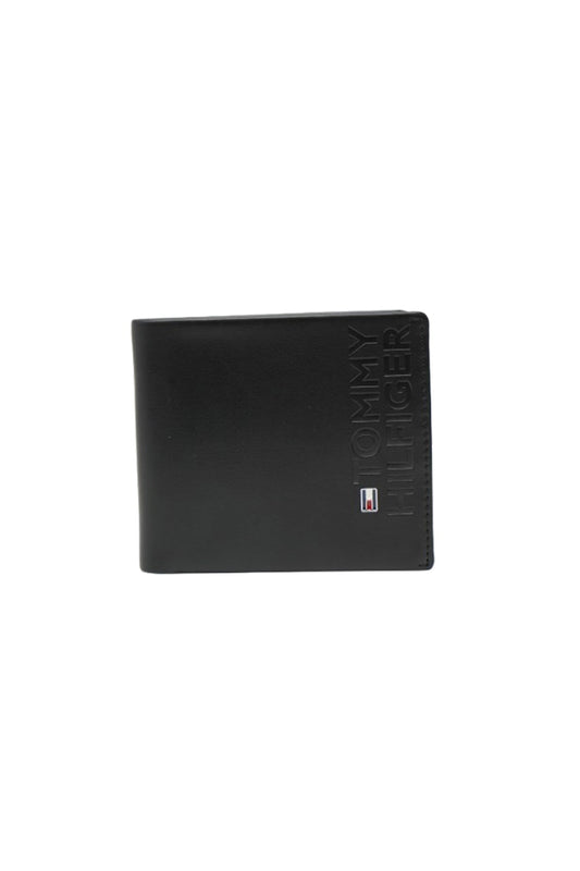 Leather Coin And Credit Card Wallet BLACK- LEATHER image 2