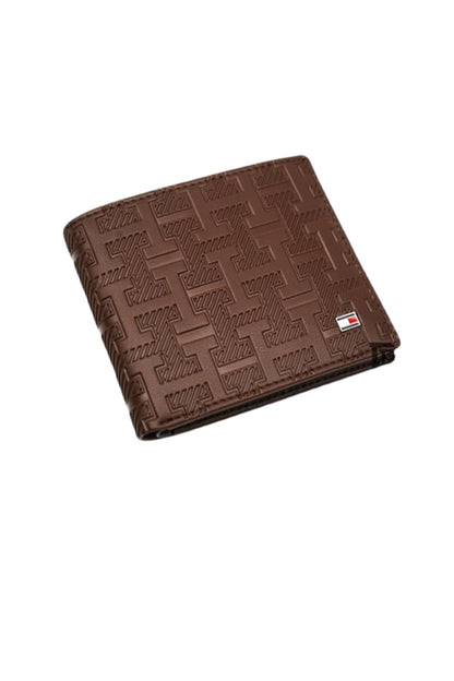 tommy-hilfiger-wallet-for-men-genuine-leather-brown-authentic-h-patterned image 3