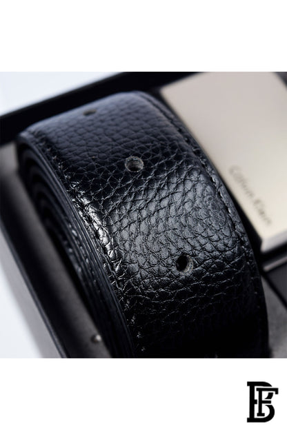 Calvin Klein Belt  Black Genuine Black and Brown image 3