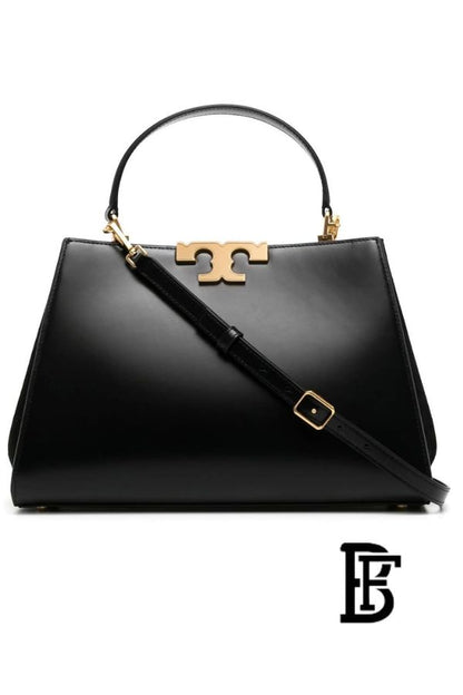 Tory Burch Black Leather Women Handbag 137312 001 – Elegant Everyday Shoulder Bag image 0