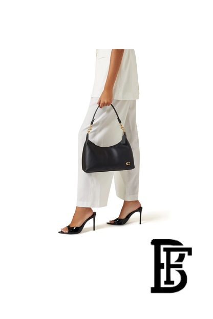 Coach Black Women Shoulder Bag Cr981 B4 Bk – Elegant Everyday Shoulder Bag image 2