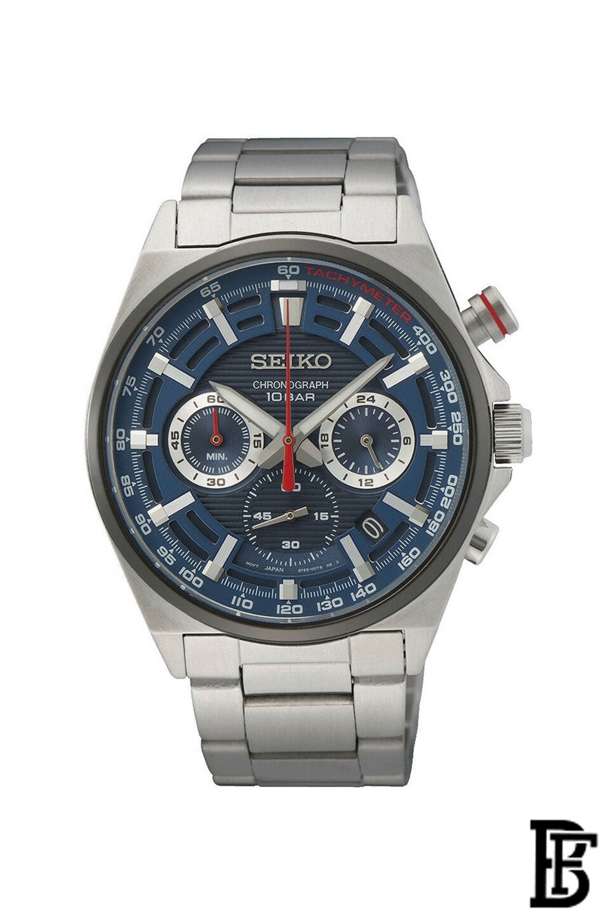 SEIKO  SSB407P1 Men's Stainless steel  Quartz CHRONOGRAPH  Wrist Watch      Warranty from Elaraby Group image 1