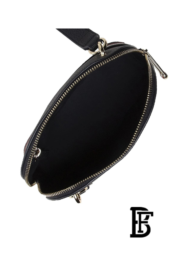 Tommy Hilfiger Black Leather Women Handbag Aw0Aw10453 – Elegant Everyday Shoulder Bag image 9