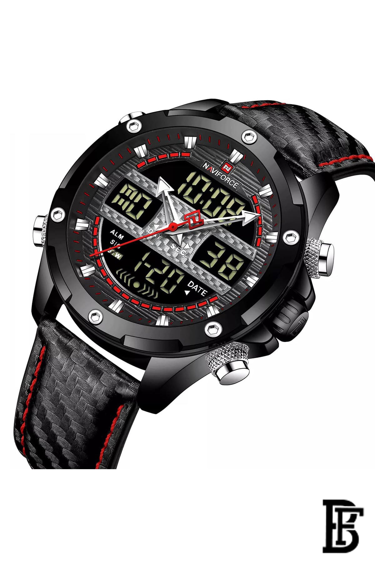 Naviforce NF9194 BRB      Men's Analog Leather Watch image 2
