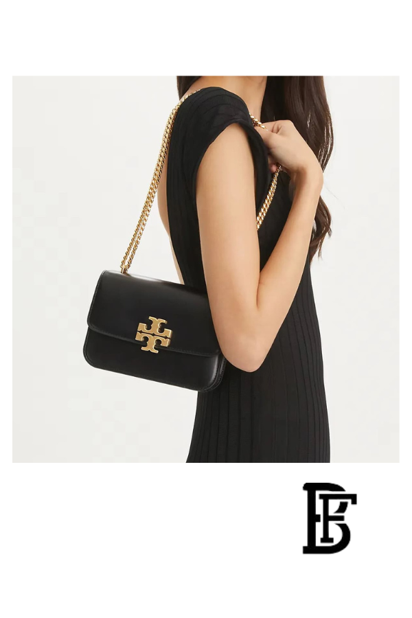 Tory Burch Black Leather Women Handbag 166169 001 – Elegant Everyday Shoulder Bag image 8