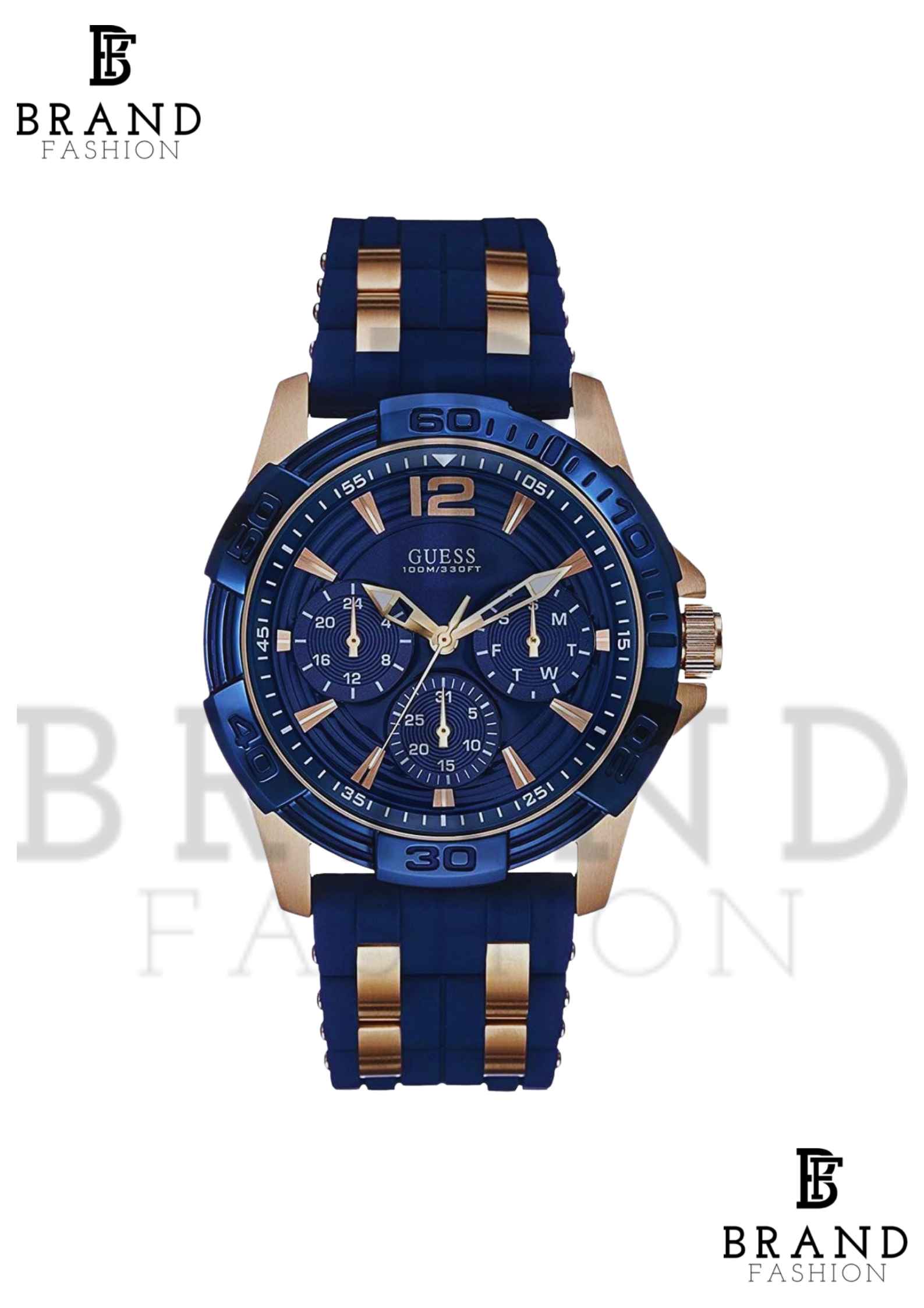 GUESSMen's Rubber Analog Wrist Watch W0366G4 image 0