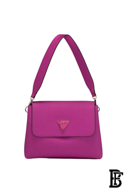 Shoulder bag with triangular logo image 0