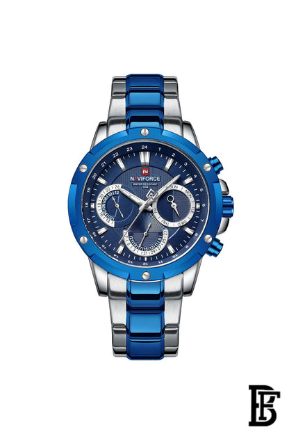 NAVIFORCE NF9196S S/BE/BE   MEN'S Stainless Steel Analog Wrist Watch image 0