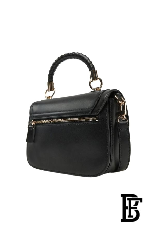 Guess Orlina Top Handle Flap Women’s Handbag – Black image 2