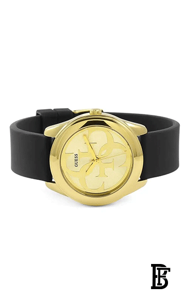 GUESS Women's Gold Dial Leather Band Watch - W0911L3 image 2
