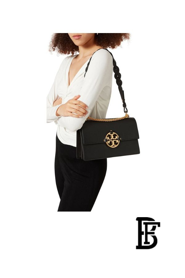 Tory Burch Black Leather Women Handbag 81688 001 – Elegant Everyday Shoulder Bag image 12