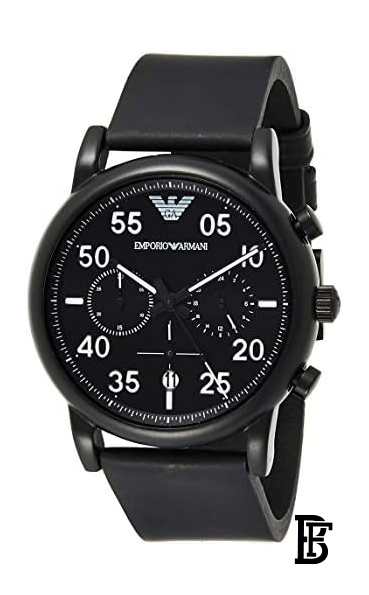 EMPORIO ARMANI Men's Leather Analog Wrist Watch AR11133 image 2