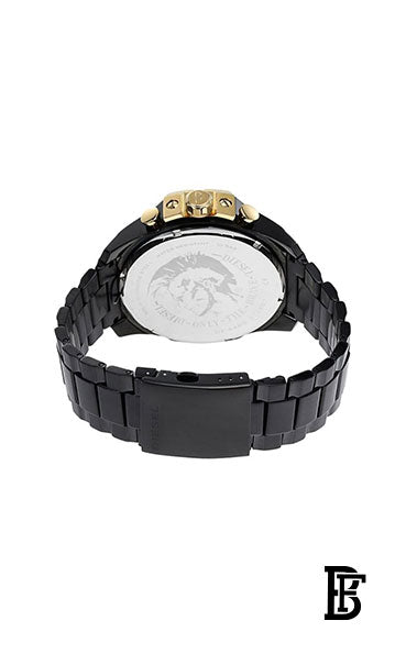 DIESEL Men's Mega Chief Round Shape Stainless Steel Chronograph Wrist Watch 51 mm - Black - DZ4485 image 3