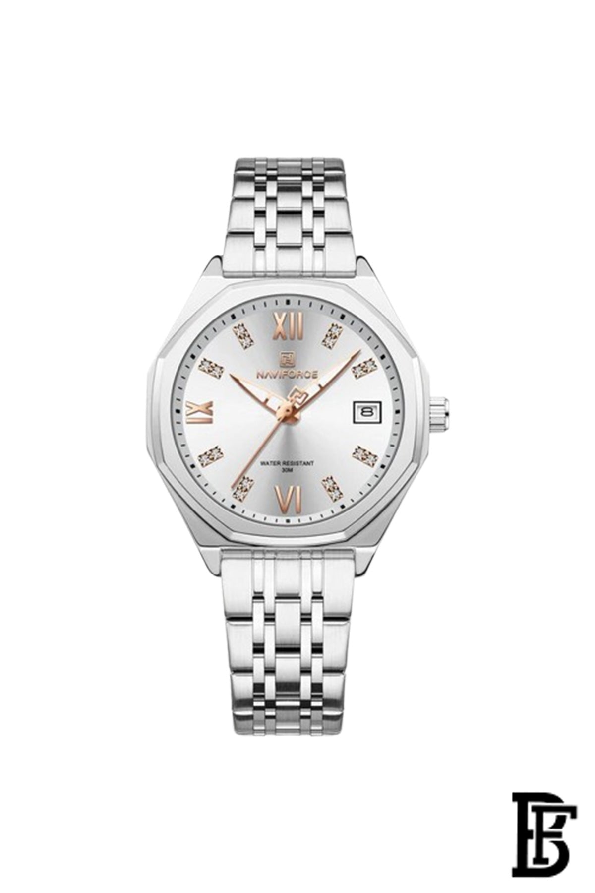 Naviforce NF5052 SWS     Women's Analog Stainless Steel Watch image 1