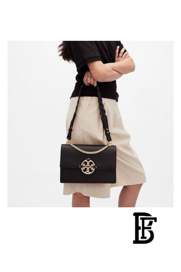 Tory Burch Black Leather Women Handbag 81688 001 – Elegant Everyday Shoulder Bag image 14