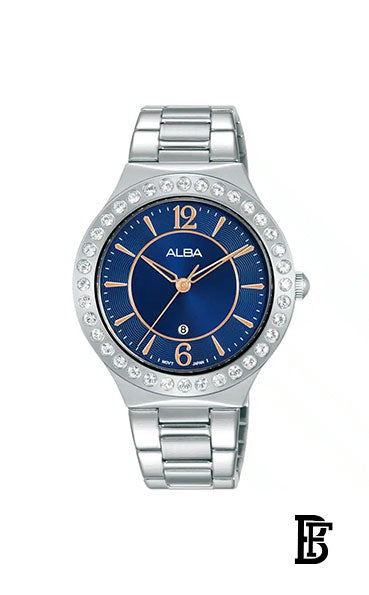 Alba AH7Z93X Women's Stainless Steel Quartz  Analog Wrist Watch   Warranty from Elaraby Group image 1