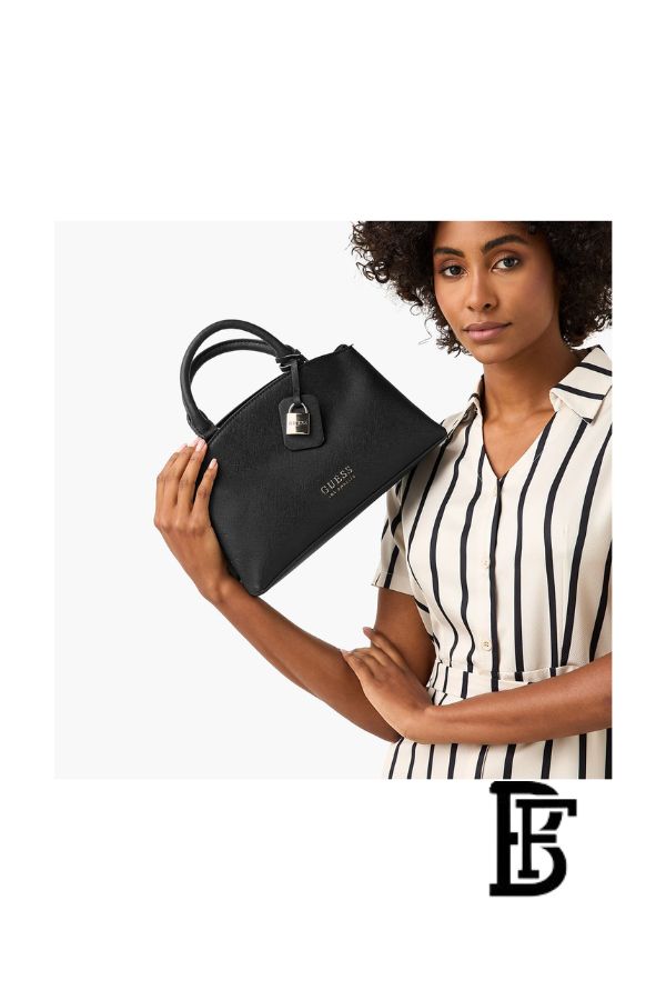 Guess Black Women Shoulder Bag Sa917706 – Elegant Everyday Shoulder Bag image 10